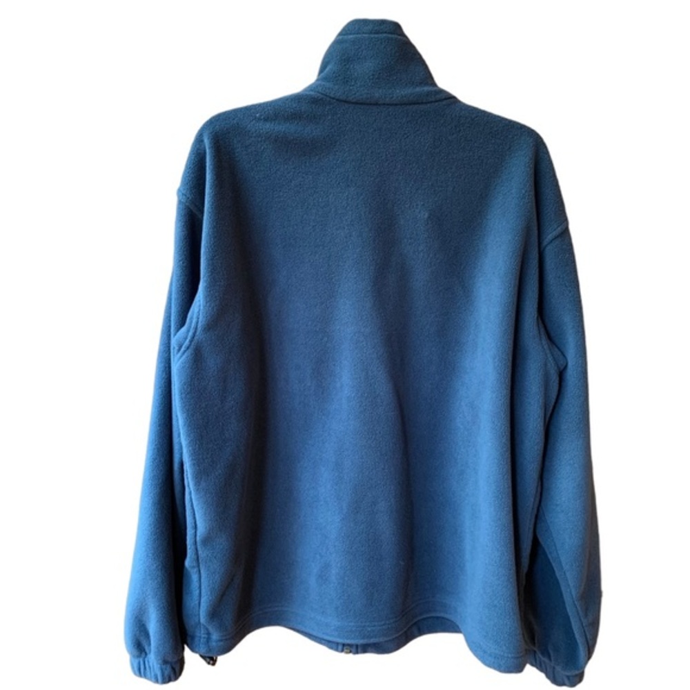 Columbia Blue Fleece Full-zip Jacket L - Picture 6 of 9